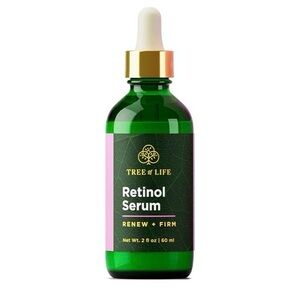 Tree of Life Retinol Serum - Green and Pink Packaging